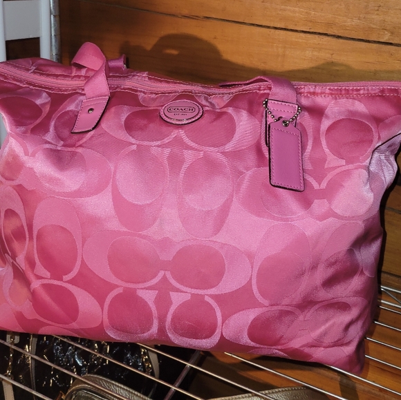 Coach Bags Euc Coach Nylon Overnight Bag Poshmark